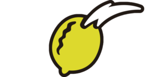 LemonChilli Games logo (a lemon with a electrical spark)